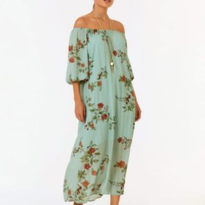 VESTIDO MIDI ESTAMPA ZINIA