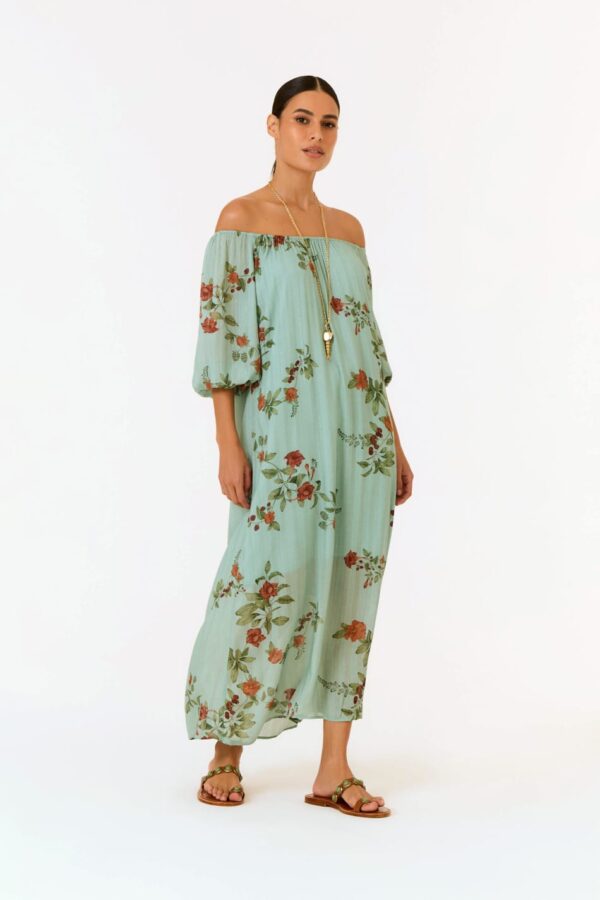 VESTIDO MIDI ESTAMPA ZINIA