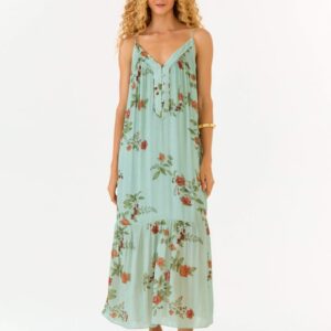 VESTIDO MIDI ALÇA ESTAMPA ZINIA