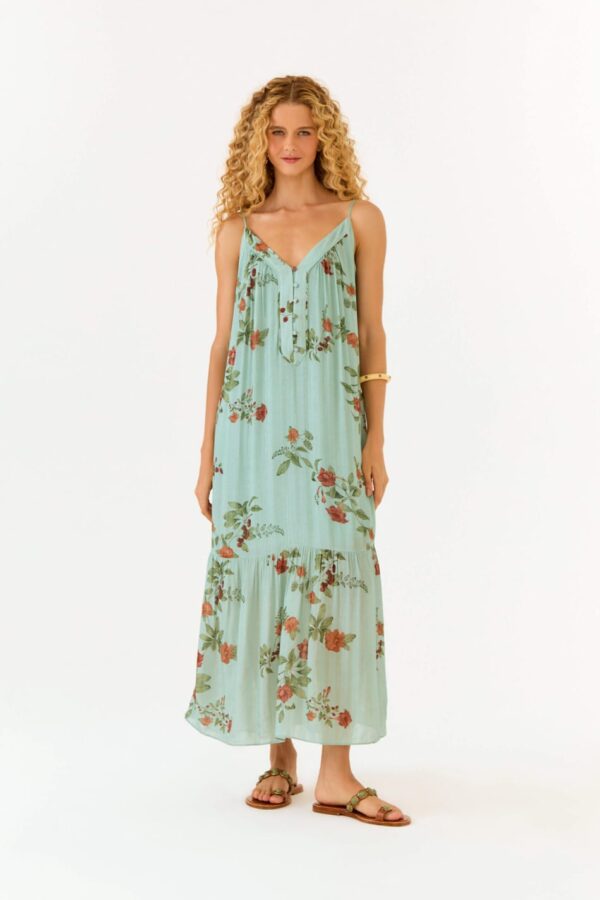 VESTIDO MIDI ALÇA ESTAMPA ZINIA