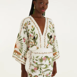 VESTIDO CURTO FLORESTA DOCE