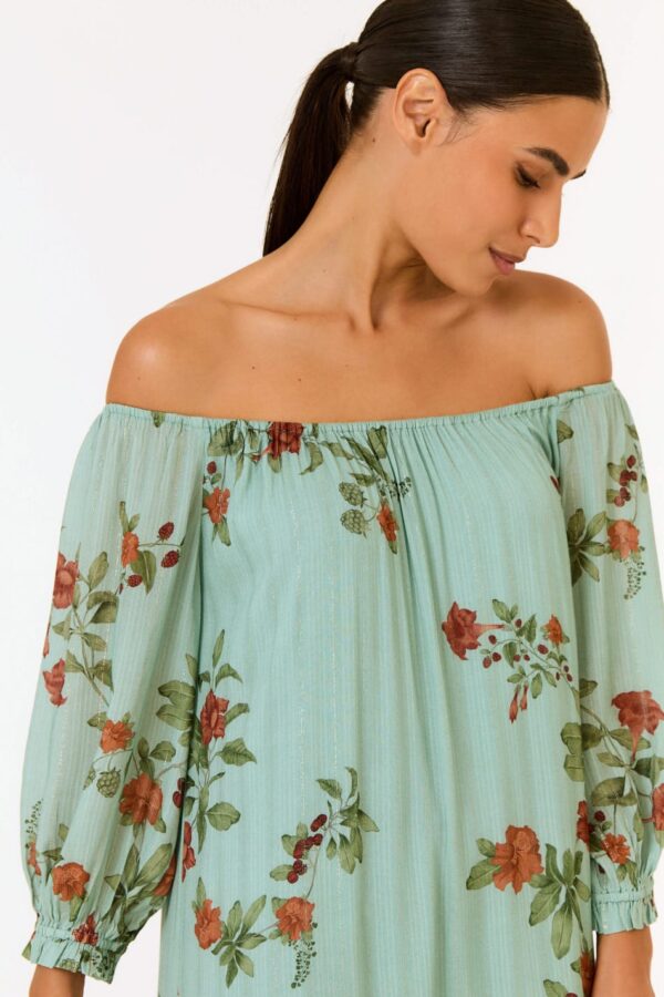 VESTIDO MIDI ESTAMPA ZINIA - Imagem 2