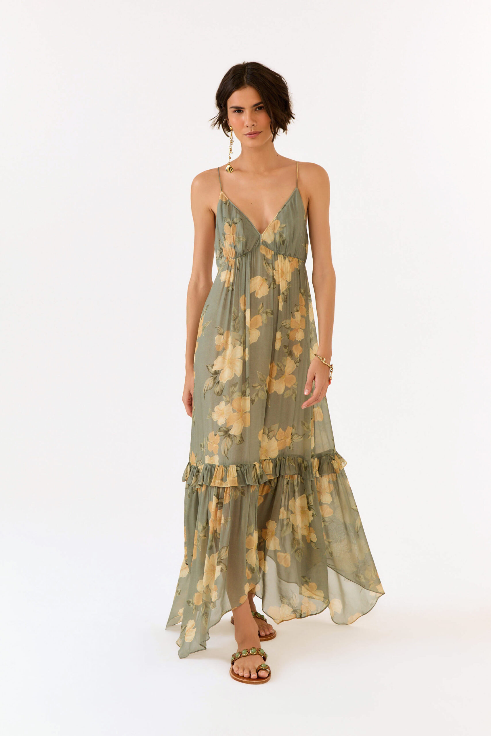 VESTIDO MIDI GGT ESTAMPA SUNSET