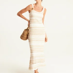VESTIDO TRICOT MULTITEXTURA LAB