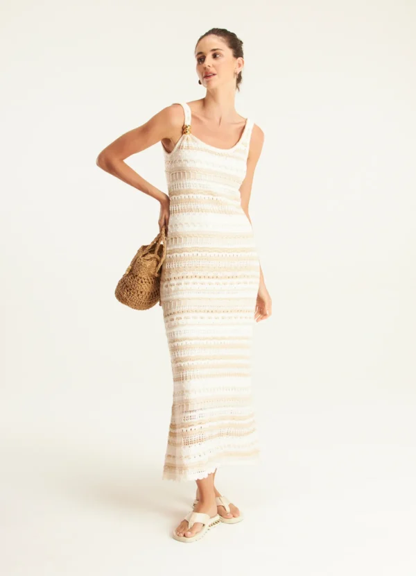 VESTIDO TRICOT MULTITEXTURA LAB