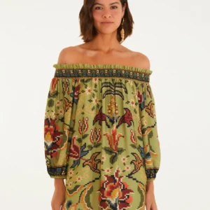 VESTIDO CURTO FLOR DE JARDIM